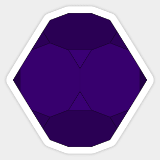 gmtrx lawal truncated dodecahedron Sticker